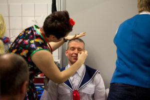 Backstage beim ECV 2016