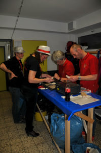 Backstage beim ECV 2016